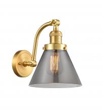 Innovation Lighting 515-1W-SG-G43-LED - Cone - 1 Light - 8 inch - Satin Gold - Adjustable Sconce