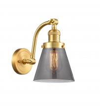 Innovation Lighting 515-1W-SG-G63-LED - Cone - 1 Light - 7 inch - Satin Gold - Adjustable Sconce