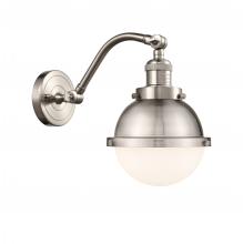 Innovation Lighting 515-1W-SN-HFS-61-SN - Hampden - 1 Light - 7 inch - Brushed Satin Nickel - Adjustable Sconce