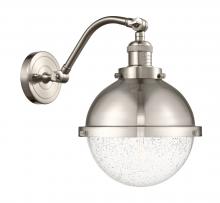 Innovation Lighting 515-1W-SN-HFS-84-SN-LED - Hampden - 1 Light - 9 inch - Brushed Satin Nickel - Adjustable Sconce
