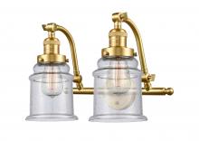 Innovations Lighting 515-2W-SG-G184 - Canton - 2 Light - 18 inch - Satin Gold - Bath Vanity Light