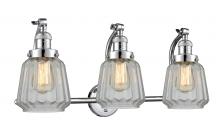 Innovation Lighting 515-3W-PC-G142 - Chatham - 3 Light - 28 inch - Polished Chrome - Adjustable Bath Vanity Light