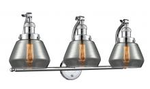 Innovation Lighting 515-3W-PC-G173-LED - Fulton - 3 Light - 28 inch - Polished Chrome - Adjustable Bath Vanity Light
