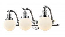 Innovation Lighting 515-3W-PC-G201-6-LED - Beacon - 3 Light - 26 inch - Polished Chrome - Adjustable Bath Vanity Light
