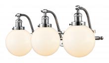 Innovation Lighting 515-3W-PC-G201-8-LED - Beacon - 3 Light - 28 inch - Polished Chrome - Adjustable Bath Vanity Light