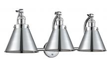 Innovation Lighting 515-3W-PC-M13-PC-LED - Appalachian - 3 Light - 28 inch - Polished Chrome - Adjustable Bath Vanity Light
