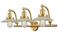 Innovations Lighting 515-3W-SG-G2-LED - Halophane - 3 Light - 28 inch - Satin Gold - Bath Vanity Light