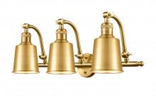 Innovation Lighting 515-3W-SG-M9-SG-LED - Addison - 3 Light - 28 inch - Satin Gold - Adjustable Bath Vanity Light