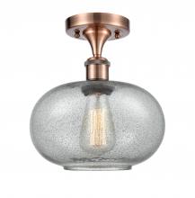 Innovation Lighting 516-1C-AC-G247 - Gorham - 1 Light - 10 inch - Antique Copper - Semi-Flush Mount