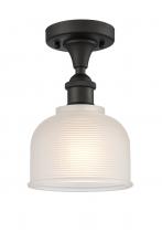 Innovation Lighting 516-1C-OB-G411 - Dayton - 1 Light - 6 inch - Oil Rubbed Bronze - Semi-Flush Mount