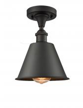 Innovation Lighting 516-1C-OB-M8 - Smithfield - 1 Light - 7 inch - Oil Rubbed Bronze - Semi-Flush Mount