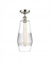 Innovation Lighting 516-1C-PN-G682-7 - Windham - 1 Light - 7 inch - Polished Nickel - Semi-Flush Mount