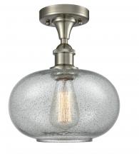 Innovation Lighting 516-1C-SN-G247-LED - Gorham - 1 Light - 10 inch - Brushed Satin Nickel - Flush Mount