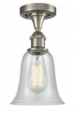 Innovation Lighting 516-1C-SN-G2812-LED - Hanover - 1 Light - 6 inch - Brushed Satin Nickel - Flush Mount