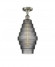 Innovation Lighting 516-1C-SN-G673-8-LED - Cascade - 1 Light - 8 inch - Brushed Satin Nickel - Flush Mount