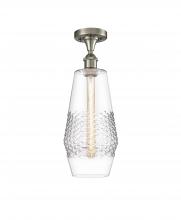 Innovation Lighting 516-1C-SN-G682-7-LED - Windham - 1 Light - 7 inch - Brushed Satin Nickel - Flush Mount