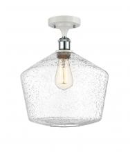 Innovation Lighting 516-1C-WPC-G654-12-LED - Cindyrella - 1 Light - 12 inch - White Polished Chrome - Semi-Flush Mount
