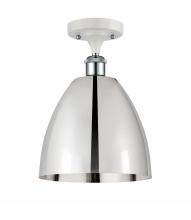Innovation Lighting 516-1C-WPC-MBD-9-PC-LED - Bristol - 1 Light - 9 inch - White Polished Chrome - Semi-Flush Mount