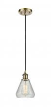 Innovations Lighting 516-1P-AB-G275 - Conesus - 1 Light - 6 inch - Antique Brass - Cord hung - Mini Pendant