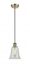 Innovation Lighting 516-1P-AB-G2811 - Hanover - 1 Light - 6 inch - Antique Brass - Cord hung - Mini Pendant
