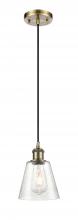 Innovation Lighting 516-1P-AB-G454 - Caton - 1 Light - 5 inch - Antique Brass - Cord hung - Mini Pendant
