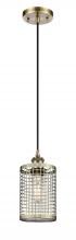 Innovation Lighting 516-1P-AB-M18-AB - Nestbrook - 1 Light - 5 inch - Antique Brass - Mini Pendant