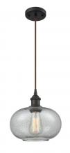 Innovation Lighting 516-1P-OB-G247 - Gorham - 1 Light - 10 inch - Oil Rubbed Bronze - Cord hung - Mini Pendant