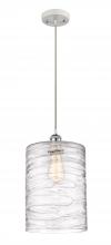 Innovation Lighting 516-1P-WPC-G1113-L-LED - Cobbleskill - 1 Light - 9 inch - White Polished Chrome - Cord hung - Mini Pendant