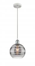 Innovation Lighting 516-1P-WPC-G556-8SM - Rochester - 1 Light - 8 inch - White Polished Chrome - Cord hung - Mini Pendant