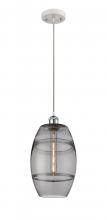 Innovation Lighting 516-1P-WPC-G557-8SM - Vaz - 1 Light - 8 inch - White Polished Chrome - Cord hung - Mini Pendant
