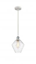 Innovation Lighting 516-1P-WPC-G654-8-LED - Cindyrella - 1 Light - 8 inch - White Polished Chrome - Cord hung - Mini Pendant