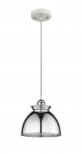 Innovations Lighting 516-1P-WPC-M14-PC - Adirondack - 1 Light - 8 inch - White Polished Chrome - Multi Pendant