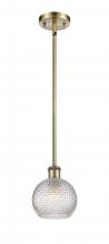 Innovation Lighting 516-1S-AB-G122C-6CL - Athens - 1 Light - 6 inch - Antique Brass - Mini Pendant