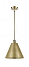 Innovation Lighting 516-1S-AB-MBC-12-AB - Berkshire - 1 Light - 12 inch - Antique Brass - Pendant
