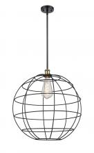 Innovation Lighting 516-1S-BAB-CE-22-BK - Lake Placid - 1 Light - 22 inch - Black Antique Brass - Mini Pendant