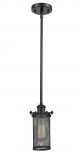 Innovation Lighting 516-1S-BK-CE219 - Bleecker - 1 Light - 4 inch - Matte Black - Mini Pendant