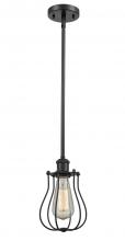 Innovations Lighting 516-1S-BK-CE513-BK - Barrington - 1 Light - 6 inch - Matte Black - Mini Pendant