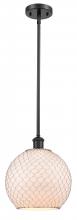 Innovation Lighting 516-1S-BK-G121-10CSN-LED - Farmhouse Chicken Wire - 1 Light - 10 inch - Matte Black - Mini Pendant