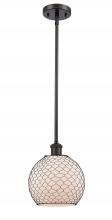 Innovation Lighting 516-1S-OB-G121-8CBK - Farmhouse Chicken Wire - 1 Light - 8 inch - Oil Rubbed Bronze - Mini Pendant