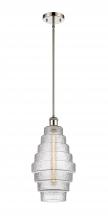 Innovation Lighting 516-1S-PN-G672-8 - Cascade - 1 Light - 8 inch - Polished Nickel - Mini Pendant