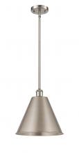 Innovation Lighting 516-1S-SN-MBC-12-SN-LED - Berkshire - 1 Light - 12 inch - Brushed Satin Nickel - Pendant