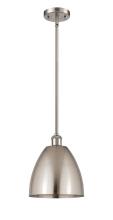 Innovations Lighting 516-1S-SN-MBD-9-SN - Bristol - 1 Light - 9 inch - Brushed Satin Nickel - Pendant