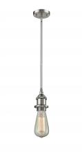 Innovations Lighting 516-1S-SN - Bare Bulb - 1 Light - 5 inch - Brushed Satin Nickel - Mini Pendant