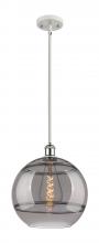 Innovation Lighting 516-1S-WPC-G556-12SM - Rochester - 1 Light - 12 inch - White Polished Chrome - Mini Pendant