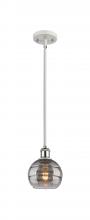 Innovation Lighting 516-1S-WPC-G556-6SM - Rochester - 1 Light - 6 inch - White Polished Chrome - Mini Pendant