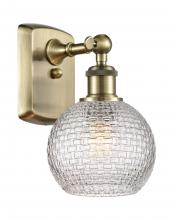 Innovation Lighting 516-1W-AB-G122C-6CL - Athens - 1 Light - 6 inch - Antique Brass - Sconce