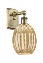 Innovation Lighting 516-1W-AB-G459-6ME - Preston Bulb - 1 Light - 6 inch - Antique Brass - Sconce