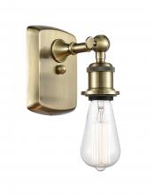 Innovations 203SW-BB-G204-6 1 Light Sconce with aHigh-Low-Off Switch Brushed Brass 