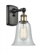 Innovation Lighting 516-1W-BAB-G2812-LED - Hanover - 1 Light - 6 inch - Black Antique Brass - Sconce