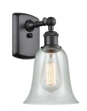 Innovation Lighting 516-1W-BK-G2812-LED - Hanover - 1 Light - 6 inch - Matte Black - Sconce